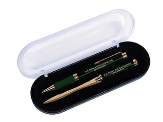  Ensemble stylo et coupe papier