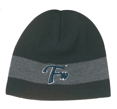 Tuque unie avec bande contrastante